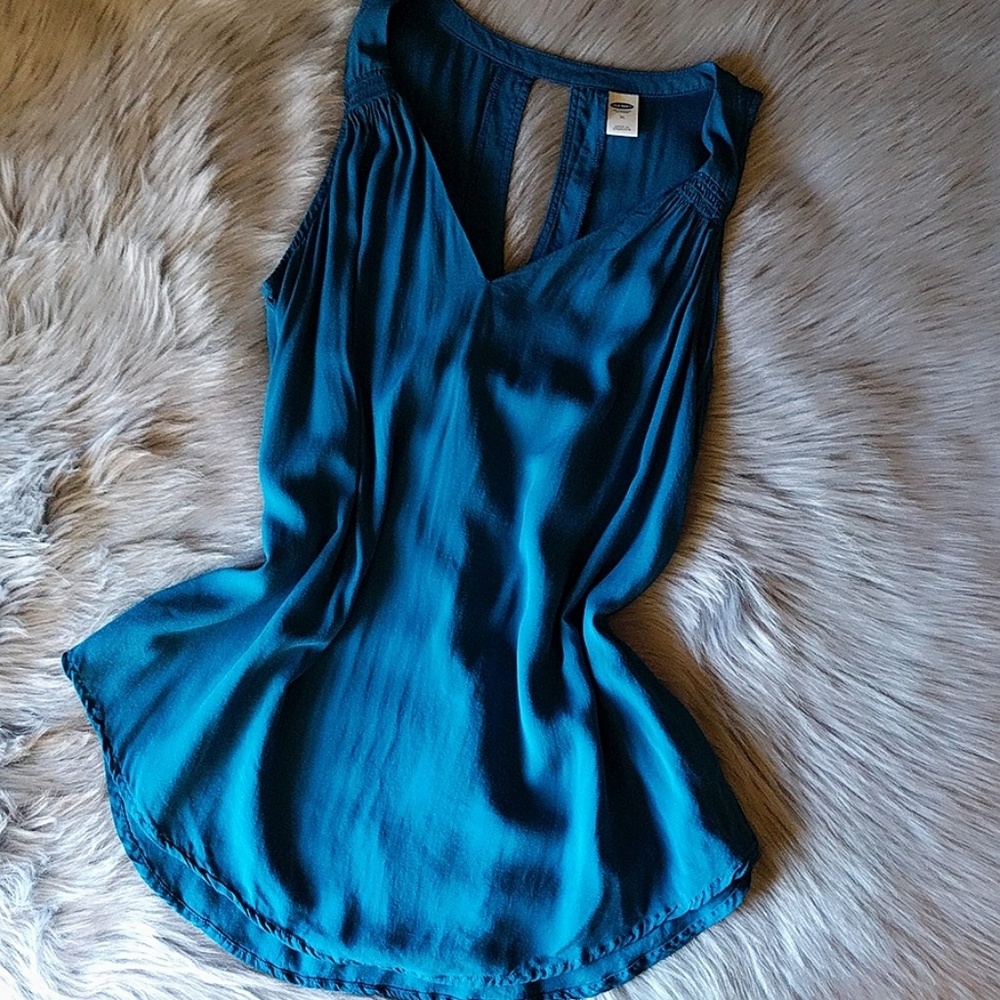 OLD NAVY Blue Sleeveless Top M